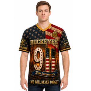2026 Buckeyes 25th Anniversary We Will Never Forget Honoring The Heroes Jersey 1 2026 Buckeyes 25th Anniversary We Will Never Forget Honoring The Heroes Jersey (2)