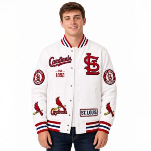 2026 Cardinals EST 1892 Plucked Baseball Jacket (2)