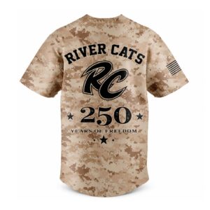 2026 River Cats Veterans Day 250 Years Of Freedom Jersey (3)