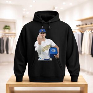 Enrique Hernandez Dodgers Middle Finger Back to Back Champions Shirt (3)