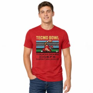 Christian Okoye Tecmo Bowl Touchdown Chiefs Shirt (3)