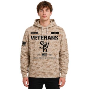 2026 RailRiders Veterans Day 250 Years Of Freedom Hoodie (2)