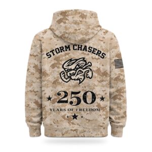 2026 Storm Chasers Veterans Day 250 Years Of Freedom Hoodie (3)