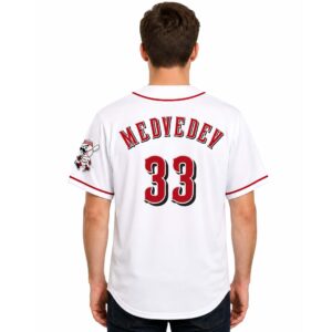Daniil Medvedev Reds Number 33 Jersey (3)