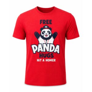 Free Panda Hugs Hit A Homer Shirt
