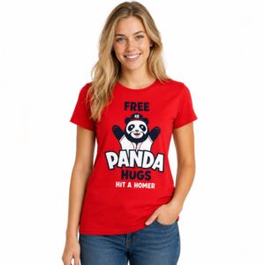 Free Panda Hugs Hit A Homer Shirt (3)