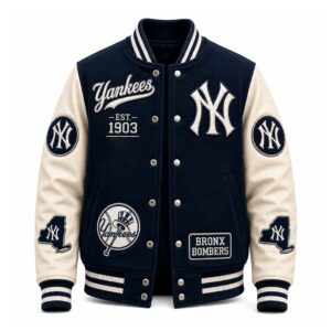 2026 Yankees EST 1903 Plucked Baseball Jacket