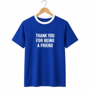 Tom Holland Thank You For Being A Friend Blue Shirt (2)
