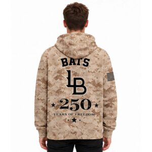 2026 Bats Veterans Day 250 Years Of Freedom Hoodie (3)