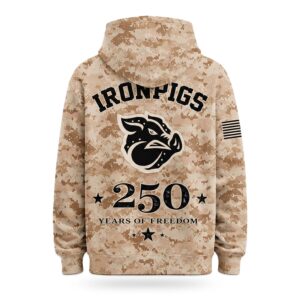 2026 IronPigs Veterans Day 250 Years Of Freedom Hoodie (3)