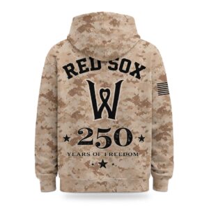 2026 Red Sox Veterans Day 250 Years Of Freedom Hoodie (8)