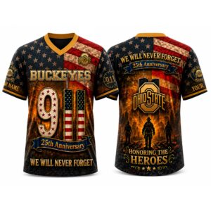 2026 Buckeyes 25th Anniversary We Will Never Forget Honoring The Heroes Jersey