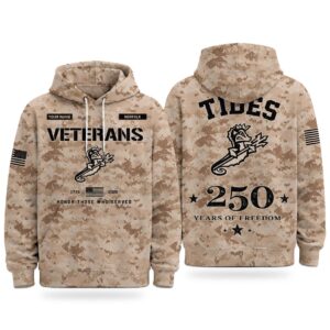 2026 Tides Veterans Day 250 Years Of Freedom Hoodie