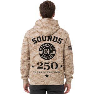 2026 Sounds Veterans Day 250 Years Of Freedom Hoodie (3)