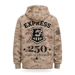 2026 Express Veterans Day 250 Years Of Freedom Hoodie (3)