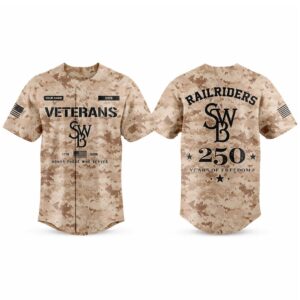 2026 RailRiders Veterans Day 250 Years Of Freedom Jersey