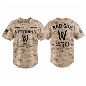 2026 Red Sox Veterans Day 250 Years Of Freedom Jersey