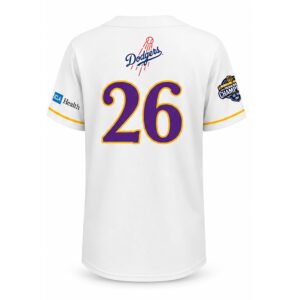 2026 Sparks x Dodgers Night Number 26 Baseball Jersey Giveaway (3)