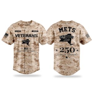 2026 Mets Veterans Day 250 Years Of Freedom Jersey
