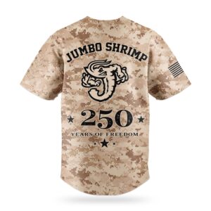 2026 Jumbo Shrimp Veterans Day 250 Years Of Freedom Jersey (3)