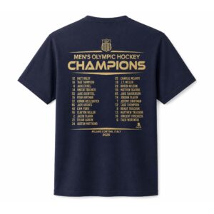 USA Gold Men’s Olympic Hockey Gold TeamChampions 2026 Shirt (3)