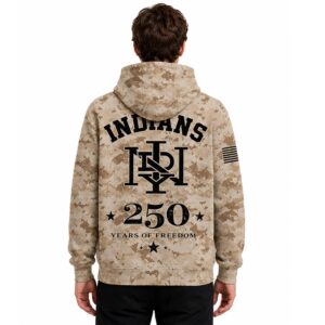 2026 Indians Veterans Day 250 Years Of Freedom Hoodie (3)