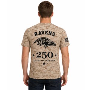 2026 Ravens Veterans Day 250 Years Of Freedom Shirt (4)