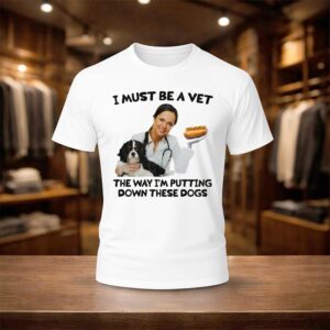 I Must Be A Vet The Way I'm Putting Down These Dogs Shirt