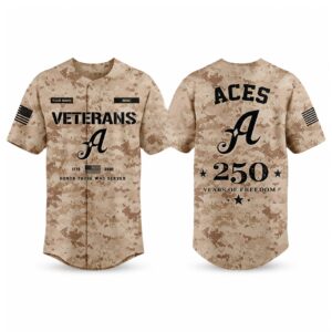 2026 Aces Veterans Day 250 Years Of Freedom Jersey