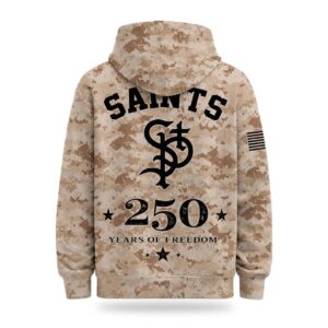 2026 Saints Veterans Day 250 Years Of Freedom Hoodie (3)