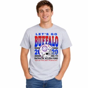 Josh Allen Wearing Buffalo Bills Let’s Go Buffalo Patricia Allen Fund Shirt (2)