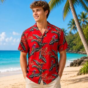 Magnum PI Jungle Bird Hawaiian Shirt (2)
