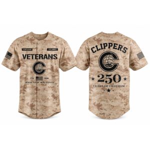 2026 Clippers Veterans Day 250 Years Of Freedom Jersey