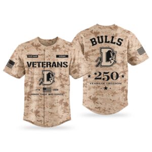 2026 Bulls Veterans Day 250 Years Of Freedom Jersey