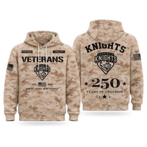 2026 Knights Veterans Day 250 Years Of Freedom Hoodie