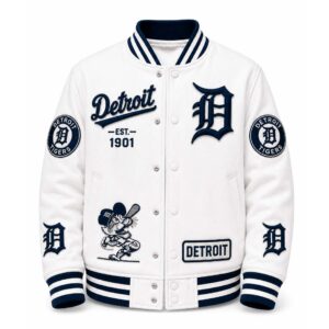 2026 Tigers EST 1901 Plucked Baseball Jacket