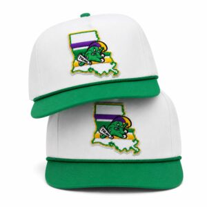 Tulane Mardi Gras State Stripe 2026 Hat (2)