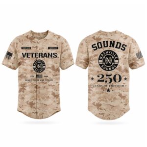 2026 Sounds Veterans Day 250 Years Of Freedom Jersey