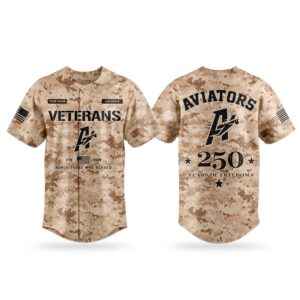 2026 Aviators Veterans Day 250 Years Of Freedom Jersey