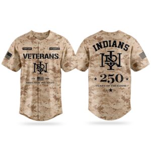 2026 Indians Veterans Day 250 Years Of Freedom Jersey