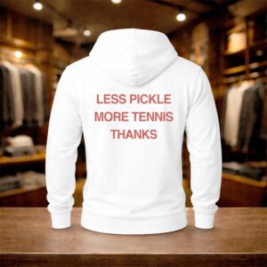 Less Pickle More Tennis Thanks Shirt (2)