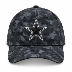Cowboys 2026 Salute To Service Black Camo Hat