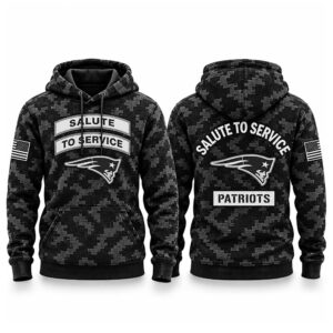 Patriots Salute To Service Black Camo 2026 T Shirt 2