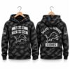 2026 Bills Salute To Service Black Camo Waffle Hoodie