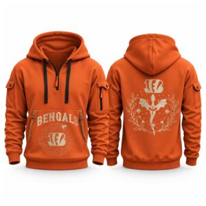 Bengals 2026 Fourth Wings Night Quarter Zip Hoodie