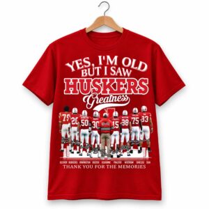 Yes, I'm Old But I Saw Huskers Greatness Shirt (2)