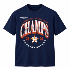 2026 Astros AL West Division Champs Locker Room Shirt