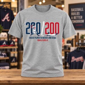 Ronald Acuña Jr. Fastest Player To 200 HR And 200 Steals Shirt (1)