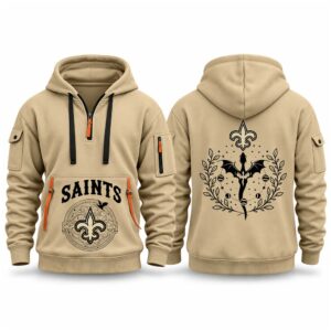 Saints 2026 Fourth Wings Night Quarter Zip Hoodie