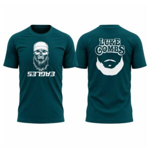 Eagles x Luke Combs Skull Beard Shirt